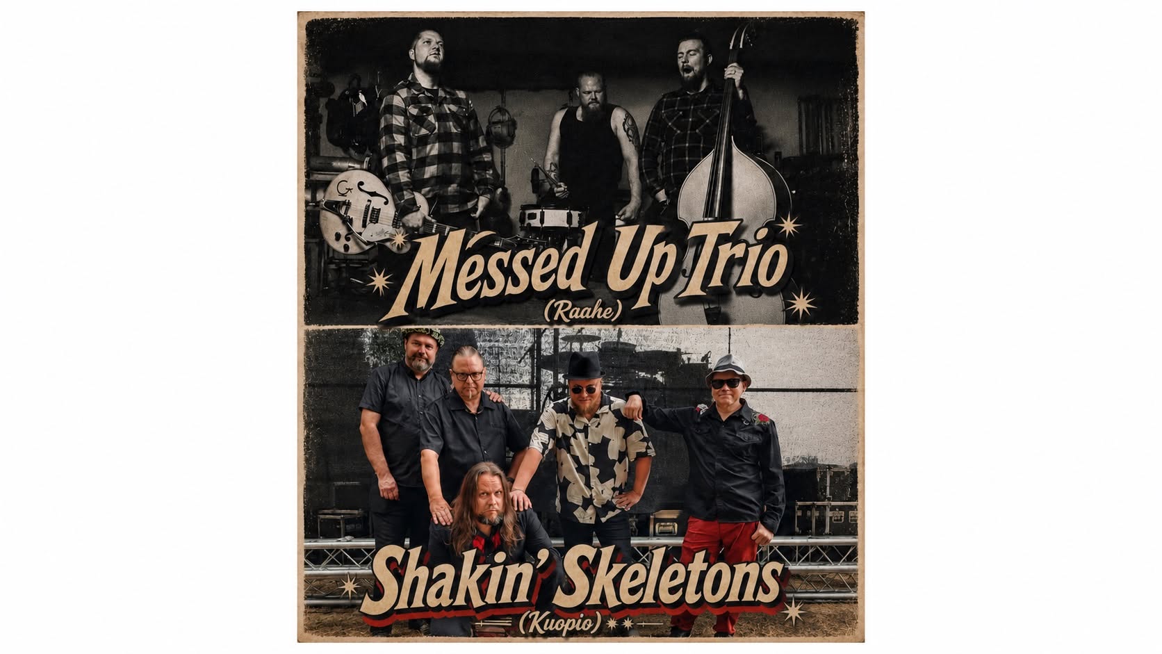 Messed Up Trio & Shakin’ Skeletons – Ottopoika, Kuopio