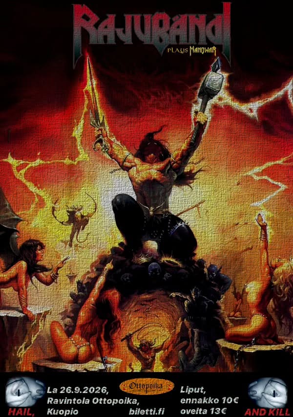Raju Bändi plays Manowar – Ottopoika, Kuopio